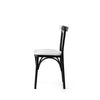 Set di 4 sedie da pranzo in ecopelle Ekol New 1334 Bianco (8)