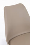 Set di 4 sedie da pranzo in ecopelle New Trend Cappuccino (5)