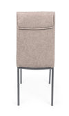Set di 4 sedie da pranzo in ecopelle Sofie Cappuccino (5)