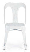 Set di 4 sedie da pranzo in metallo Minneapolis Bianco (2)