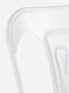 Set di 4 sedie da pranzo in metallo Minneapolis Bianco (6)