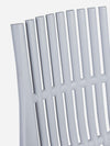 Set di 4 sedie da pranzo in plastica Cassandra Grigio (3)