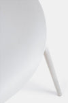 Set di 4 sedie da pranzo in plastica Tessa Grigio (6)