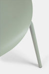 Set di 4 sedie da pranzo in plastica Tessa Verde (7)