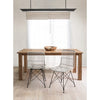 Set di 4 sedie da pranzo in rattan Lucila Bianco (2)