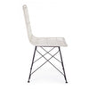 Set di 4 sedie da pranzo in rattan Lucila Bianco (6)