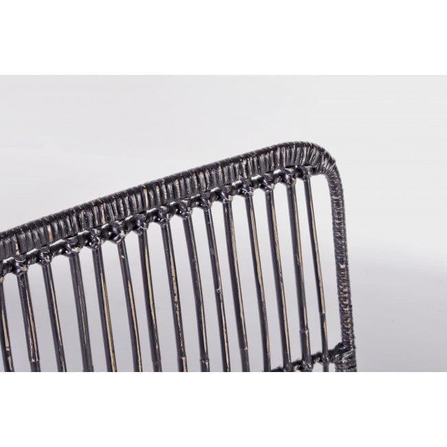Set di 4 sedie da pranzo in rattan Lucila Nero (8)