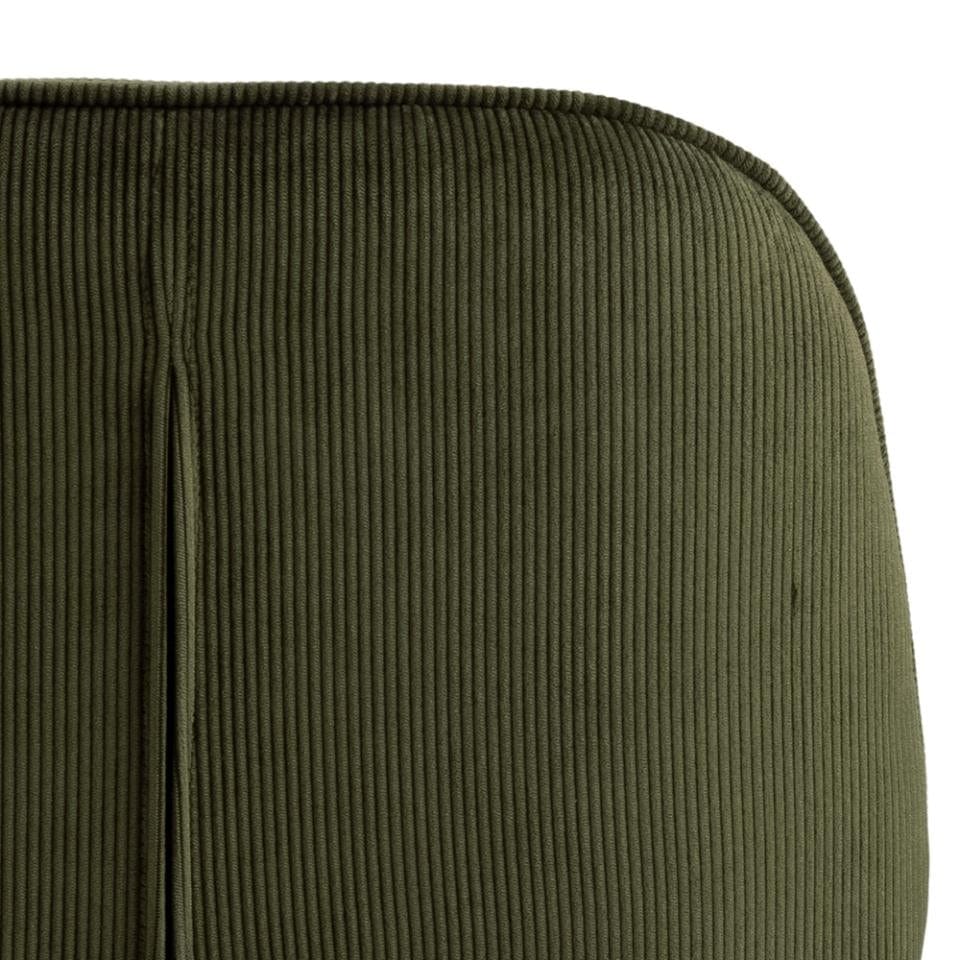 Set di 4 sedie da pranzo in tessuto Femke Verde (6)