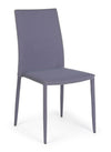 Set di 4 sedie da pranzo in tessuto Ivy Grigio (2)