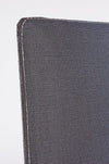 Set di 4 sedie da pranzo in tessuto Ivy Grigio (4)