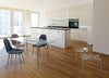 Set di 4 sedie da pranzo in tessuto Oakland Blu (1)