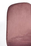 Set di 4 sedie da pranzo in velluto Irelia Rosa (3)
