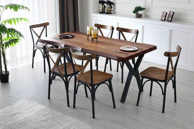 Set di 4 sedie Ekol 251 Noce (2)