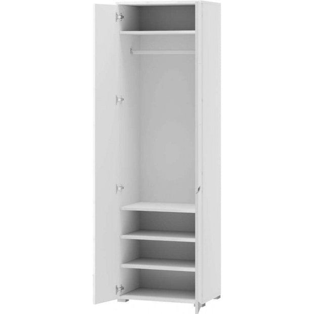 Set di 5 mobili da corridoio in MDF e pallet Gabrielle White (2)