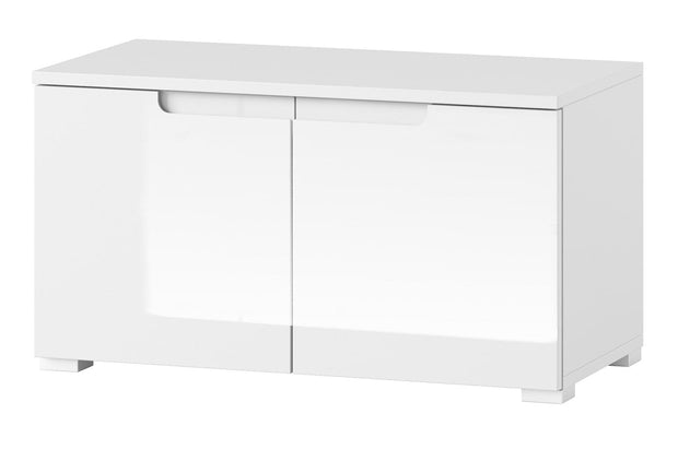 Set di 5 mobili da corridoio in MDF e pallet Gabrielle White (4)