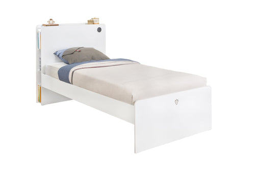 Set di 5 pezzi di mobili per la camera da letto dei giovani Bianco Piccolo, 200 x 100 cm (1)
