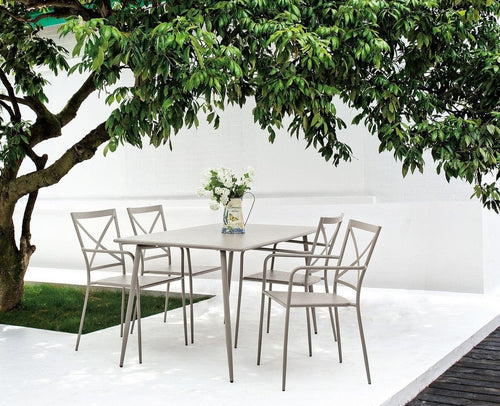 Set di 6 sedie da giardino Avia Grigio (1)