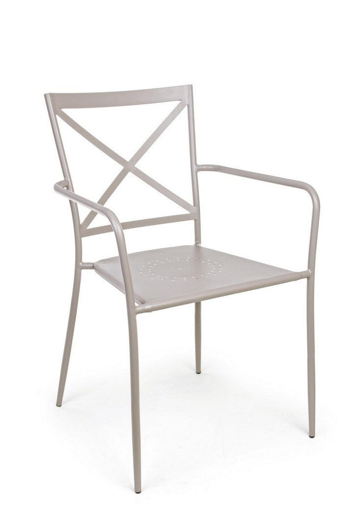 Set di 6 sedie da giardino Avia Grigio (2)