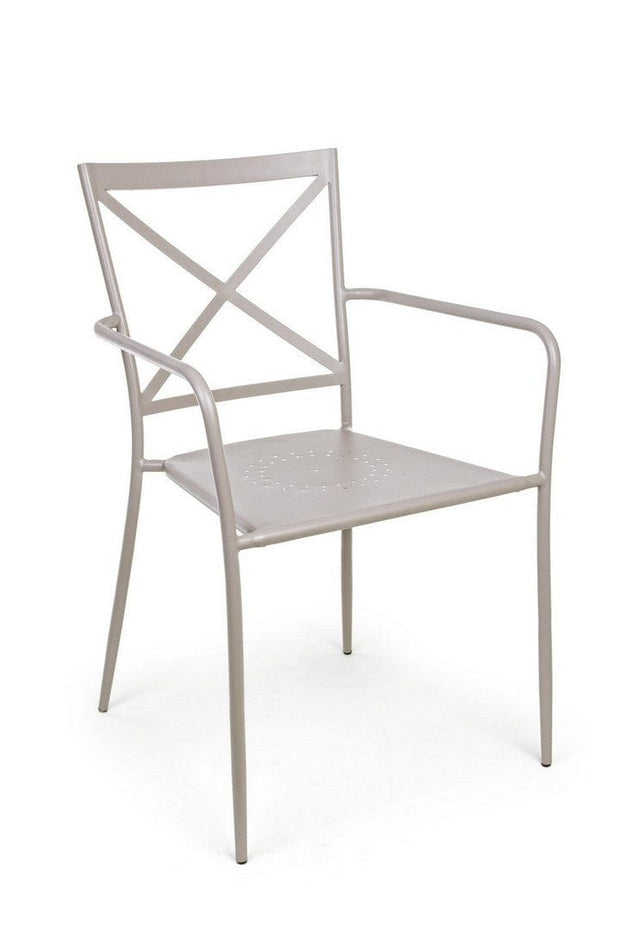 Set di 6 sedie da giardino Avia Grigio (2)