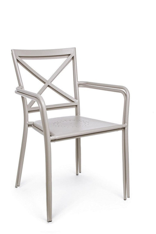 Set di 6 sedie da giardino Avia Grigio (4)