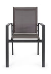 Set di 6 sedie da giardino Crozet Antracite (3)