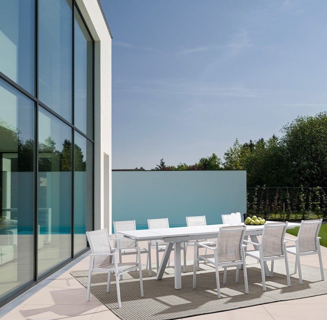 Set di 6 sedie da giardino Crozet Grigio (2)