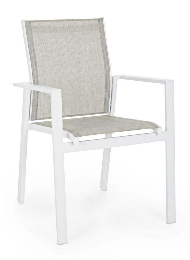 Set di 6 sedie da giardino Crozet Grigio (4)