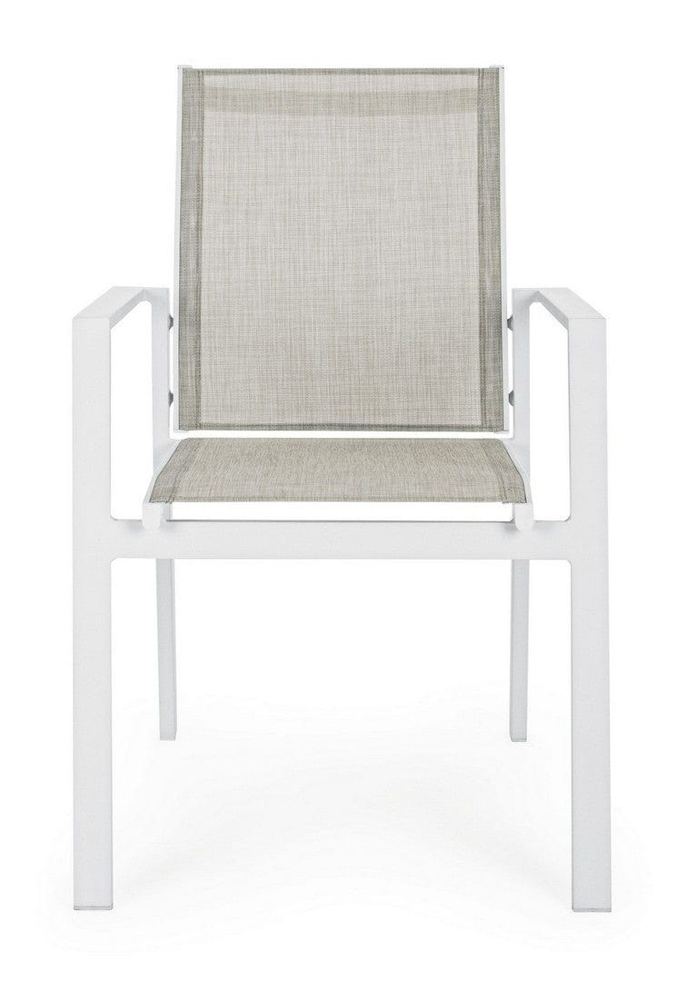 Set di 6 sedie da giardino Crozet Grigio (5)