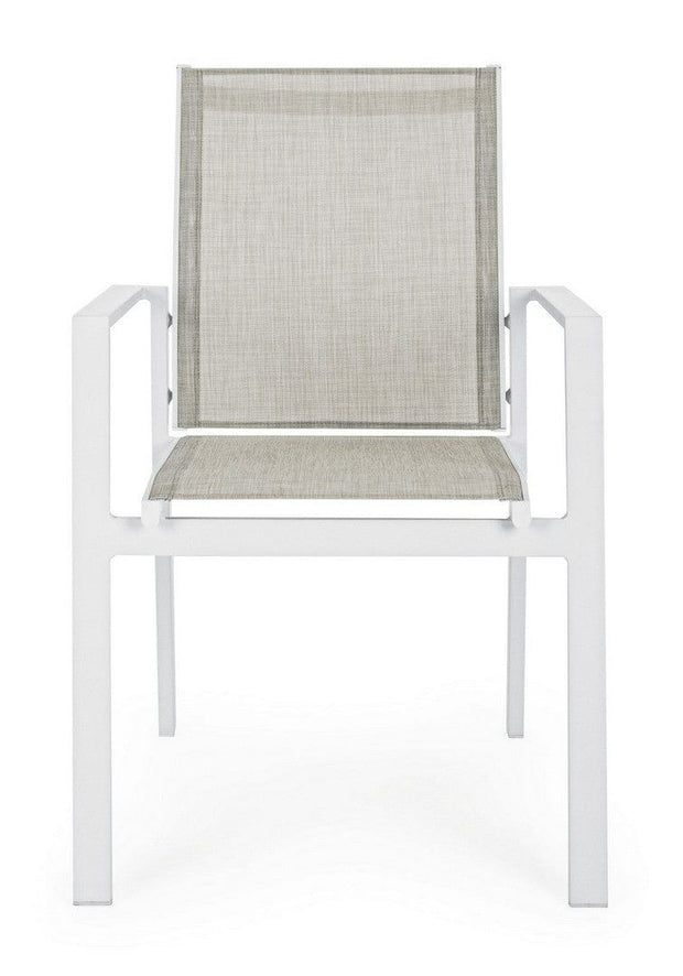 Set di 6 sedie da giardino Crozet Grigio (5)