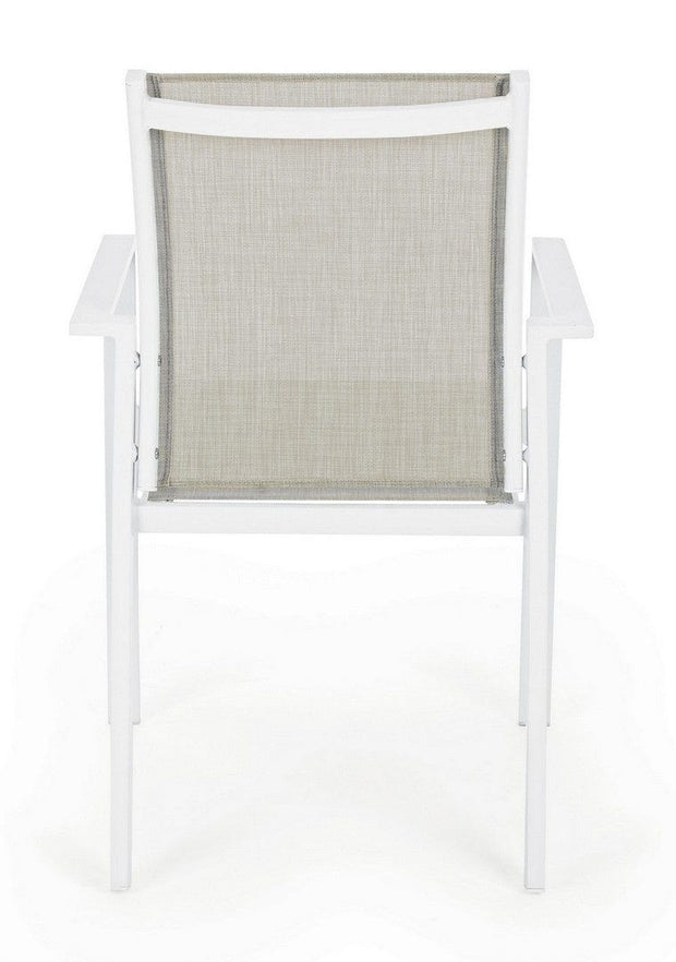 Set di 6 sedie da giardino Crozet Grigio (6)