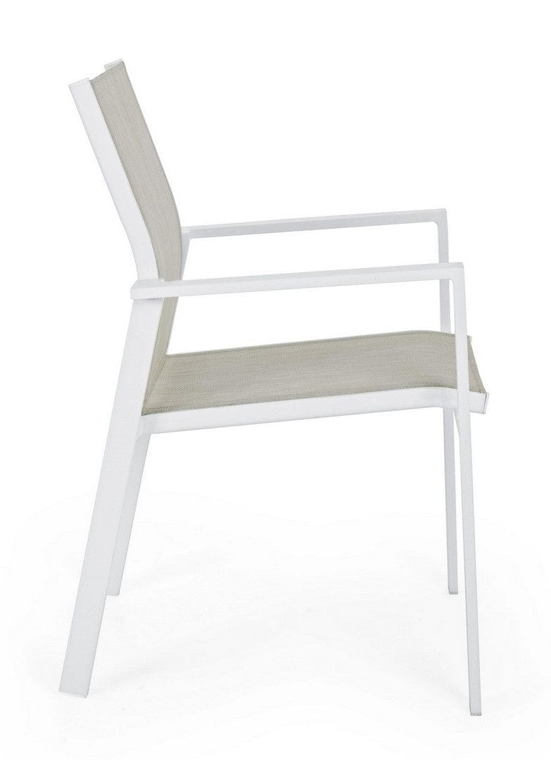 Set di 6 sedie da giardino Crozet Grigio (7)