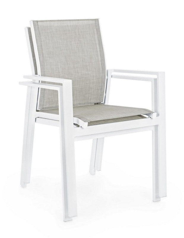 Set di 6 sedie da giardino Crozet Grigio (8)