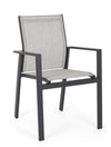 Set di 6 sedie da giardino Crozet Grigio (5)