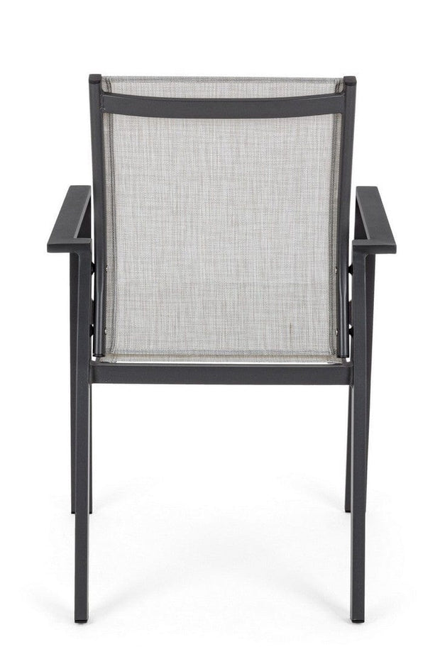 Set di 6 sedie da giardino Crozet Grigio (8)