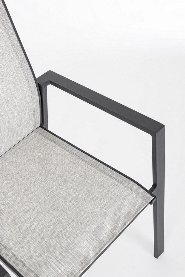 Set di 6 sedie da giardino Crozet Grigio (11)