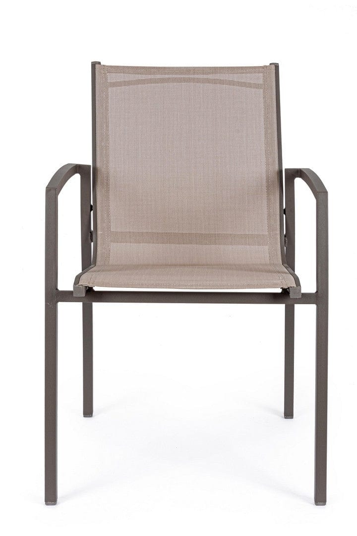 Set di 6 sedie da giardino Hilla Cappuccino (2)