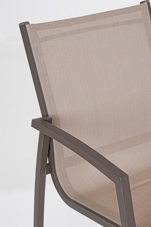 Set di 6 sedie da giardino Hilla Cappuccino (5)