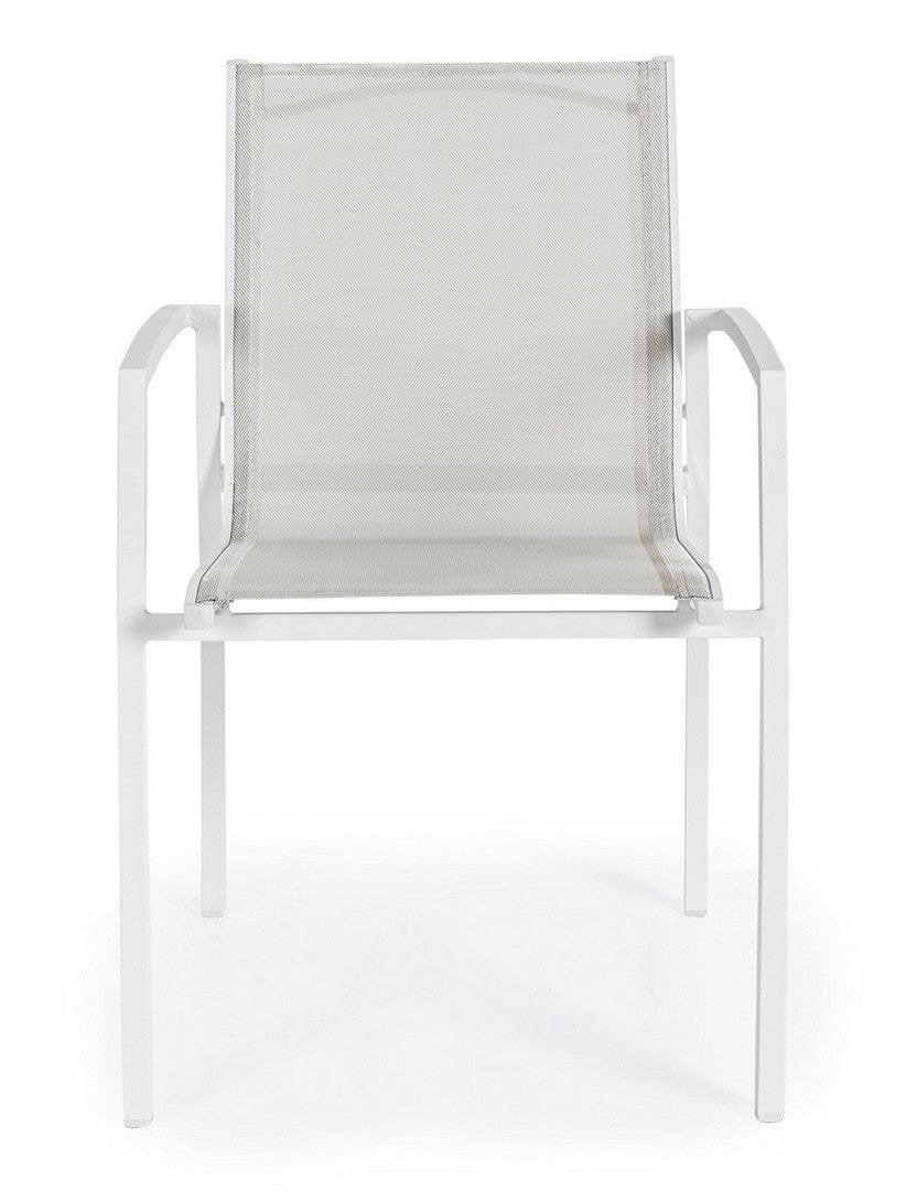 Set di 6 sedie da giardino Hilla Grigio (4)