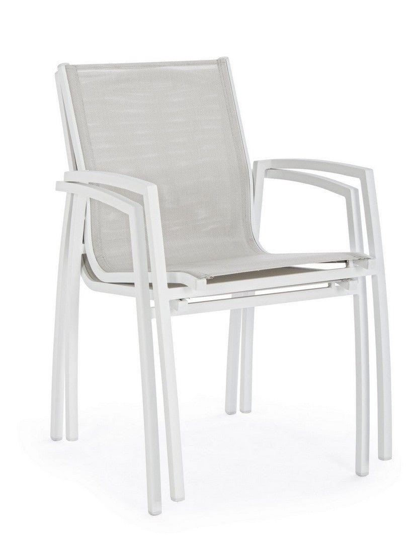 Set di 6 sedie da giardino Hilla Grigio (6)