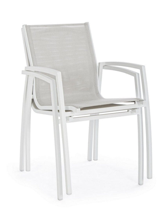 Set di 6 sedie da giardino Hilla Grigio (6)
