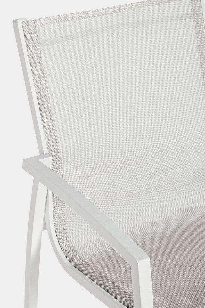 Set di 6 sedie da giardino Hilla Grigio (8)