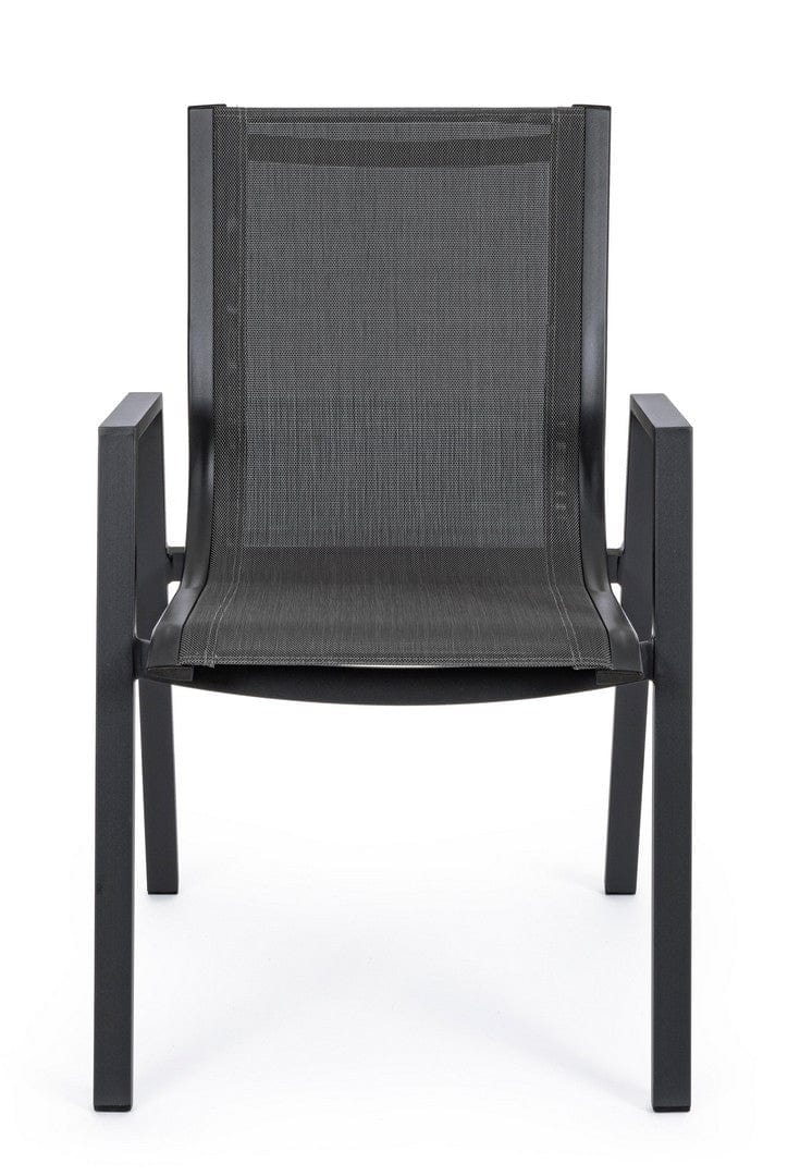 Set di 6 sedie da giardino Pelagius Antracite (4)