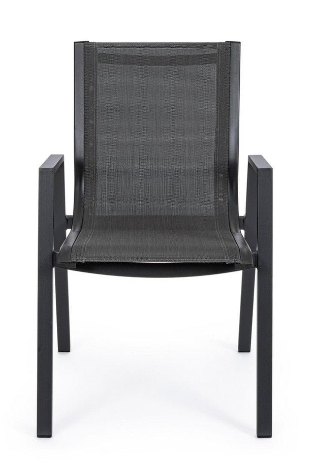 Set di 6 sedie da giardino Pelagius Antracite (4)