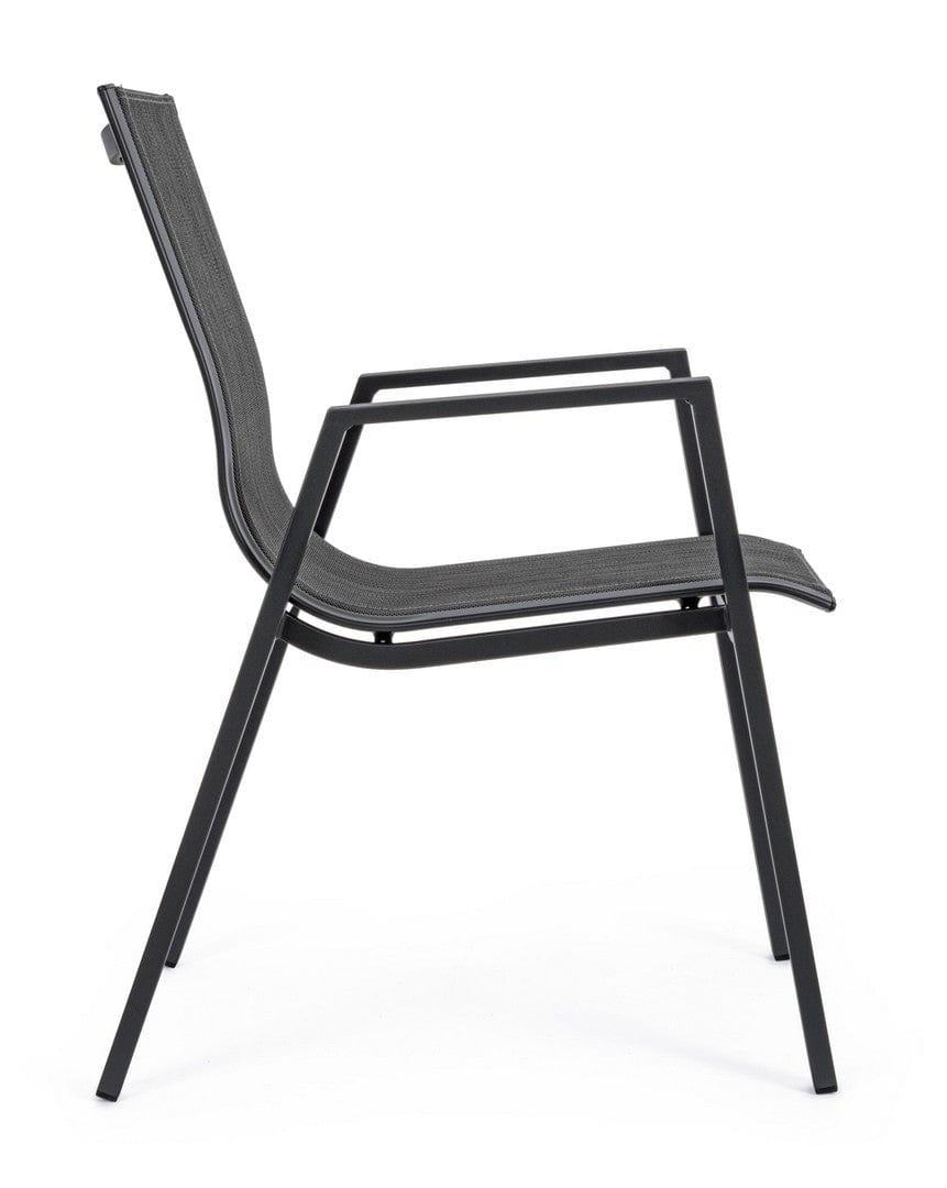 Set di 6 sedie da giardino Pelagius Antracite (6)