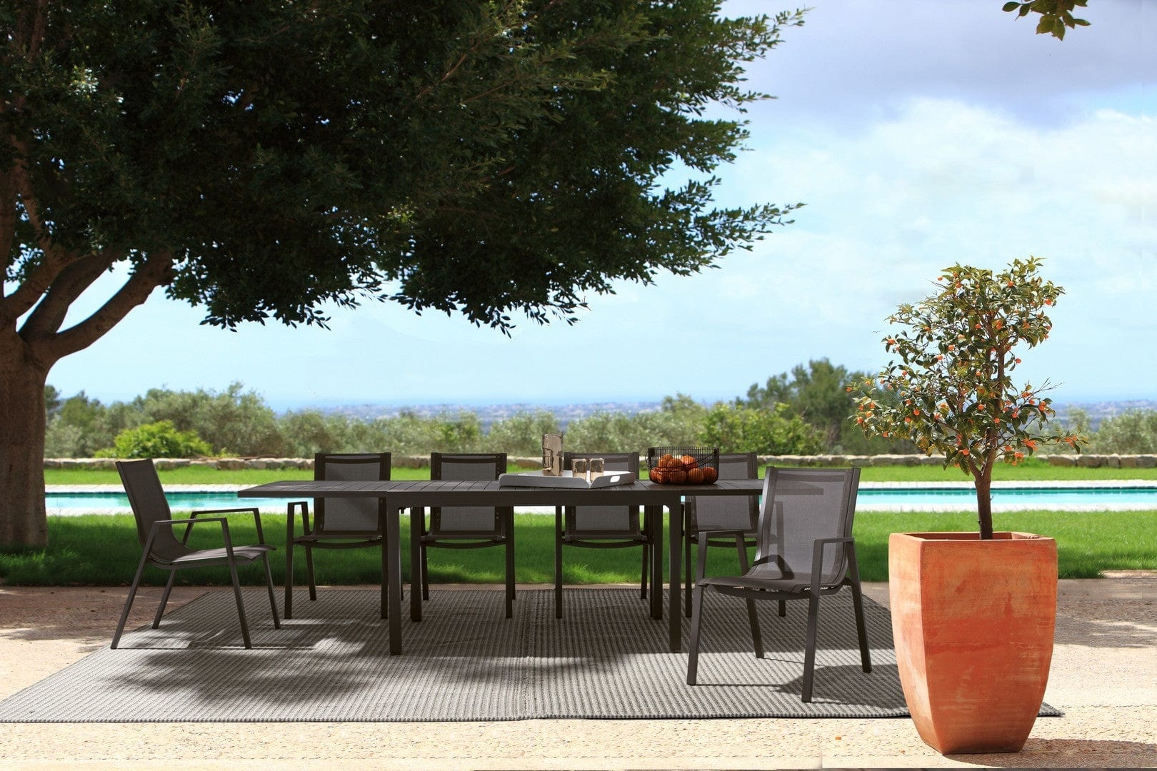 Set di 6 sedie da giardino Pelagius Cappuccino (1)
