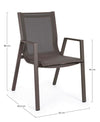 Set di 6 sedie da giardino Pelagius Cappuccino (9)