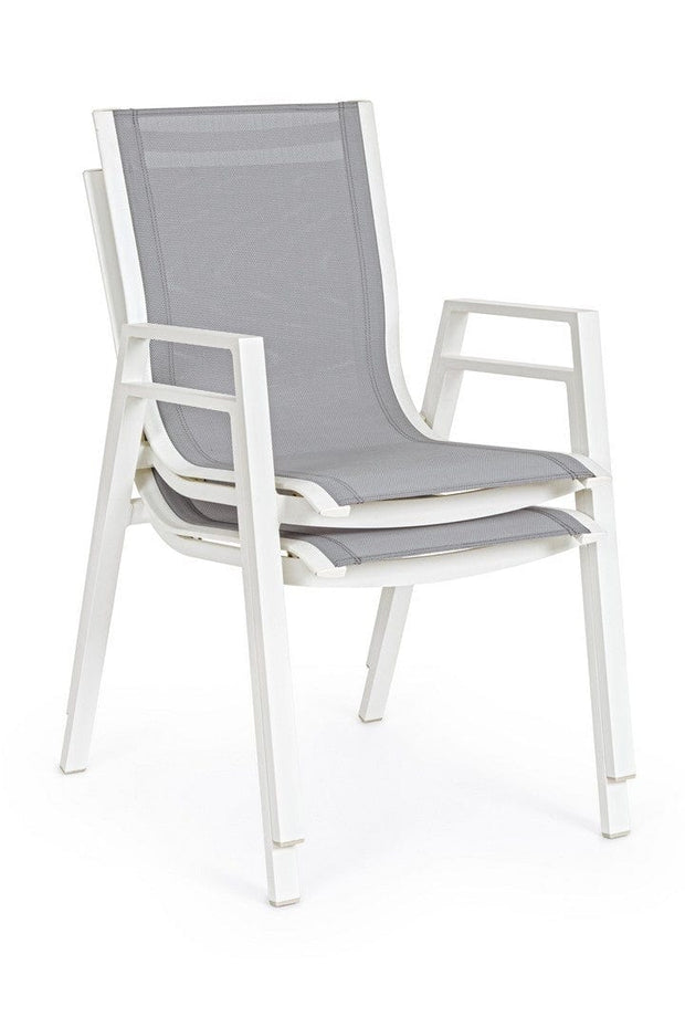 Set di 6 sedie da giardino Pelagius Grigio (6)
