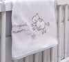 Set di biancheria per culla 9 pezzi Baby Cotton Bianco / Blu, 80 x 130 cm (3)