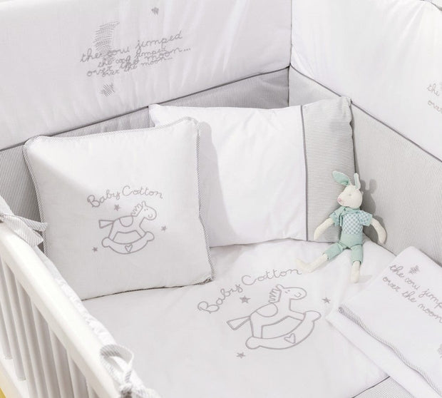 Set di biancheria per culla Baby Cotton 9 pezzi, 75 x 115 cm (2)
