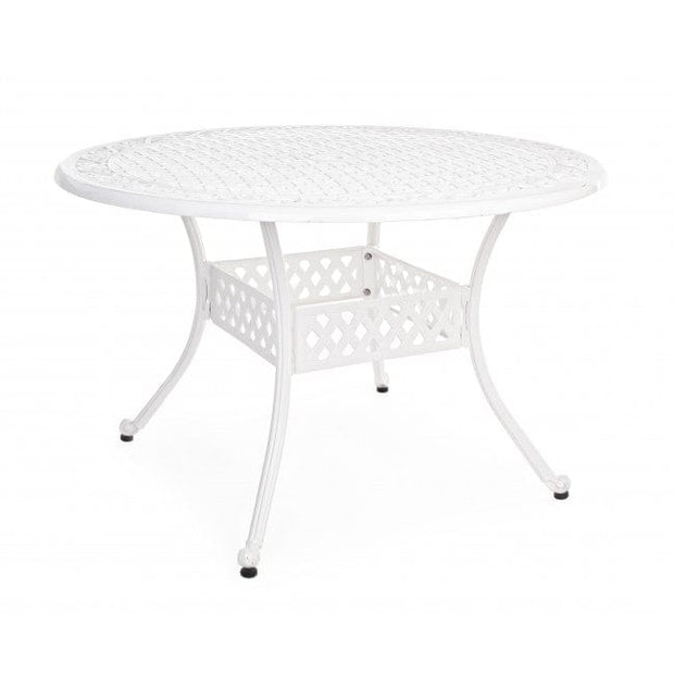 Set di mobili da giardino Faenza Bianco, 5 pezzi (1)